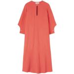 Casual Roze Agnona Chique jurken V-hals  in maat 3XL Midi / Kuitlang voor Dames 