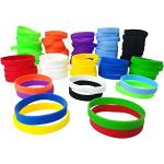 Multicolored Siliconen Sportarmbanden  in 51 - 100 st Sustainable voor Meisjes 