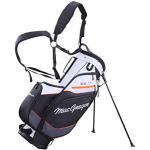 MacGregor Heren MACTEC 7.0 Golf Club Stand Bag Zilver/Zwart/Oranje, One Size