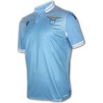Lichtblauwe Polyester Macron S.S. Lazio T-shirts  in maat XL voor Heren 