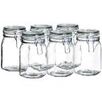 Transparante Glazen Mason Jars 6 stuks 