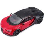 Maisto 31524-0000022 Bugatti Chiron Sport: modelauto op schaal 1:24, deuren om te openen, 20 cm, rood-zwart -531524