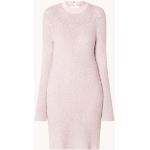Maje Semi-transparante mini jurk met pailletten en cut-out detail - Roze