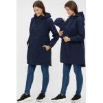 Donkerblauwe Polyester MAMA LICIOUS Lange parka's  in maat L voor Dames 