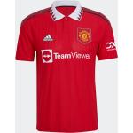 Rode adidas Manchester United F.C. Sport T-shirts  in maat S in de Sale voor Heren 