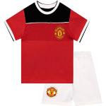 Rode Manchester United F.C. All over print Kinderpyjama's met print  in maat 110 voor Jongens 