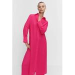 Roze Polyester Mango Jurken met lange mouwen  in maat XS met Lange mouwen Maxi in de Sale voor Dames 