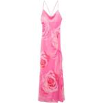 Roze Polyester Mango Bloemen Floral dresses Watervalhals  in maat XS Maxi voor Dames 