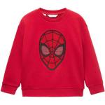 Rode Polyester Mango Mango Kids Spider-Man Ronde hals kindertruien  in maat 110 voor Jongens 
