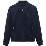 Donkerblauwe Polyester Mango College jackets  in maat L voor Heren 