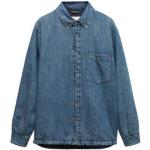 Blauwe Mango Spijkerblouses button down  in maat XL in de Sale voor Dames 