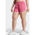 Roze adidas Marathon Running-shorts  in Grote Maten in de Sale voor Dames 