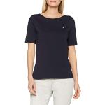 Blauwe Marc O'Polo T-shirts Bio Sustainable voor Dames 