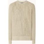 Beige Stretch Marc O'Polo Pullovers voor Heren 