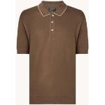 Donkerbruine Marc O'Polo Poloshirts voor Heren 