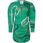 Marikoo Fancy Longsleeve Dress Green Chain Print size S