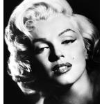 Marilyn Monroe Glamour 40 x 40cm Canvas Prints, Polyester, Blauw, 40x40x3,2 cm