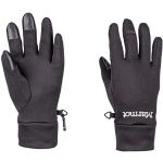 Marmot Fleecehandschoenen voor dames, winddicht, waterafstotend, met touchscreen-functie Wm's Power STR Connect Glove, zwart, L, 12960-001