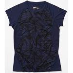 Marine-blauwe Polyester Marmot Ademende T-shirts met ronde hals Ronde hals  in maat XS voor Dames 
