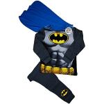 Marvel - Batman pyjama-set voor jongens, met afneembare cape, kostuum, leeftijd 2-3/3-4/5-6/7-8 jaar, blauw/zwart/meerkleurig, 3-4 Jaar