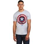 Grijze Marvel Ademende T-shirts met opdruk  in maat M voor Heren 
