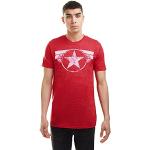 Rode Marvel Ademende T-shirts met opdruk  in maat XXL Sustainable voor Heren 