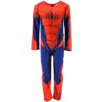 Marvel Spiderman jumpsuit pyjama kinderen jongens onesie kinderen fleece overall, rood, 98 cm
