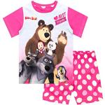 Masha and the Bear Meisjes Pyjamas Roze Grootte 116