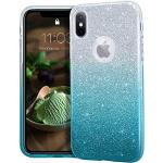 Groene Polycarbonaat iPhone X hoesjes met Glitter 