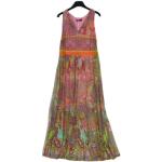 Casual Multicolored Polyester Ana Alcazar Etnische Casual jurken V-hals  in maat L Maxi in de Sale voor Dames 