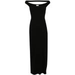 Retro Zwarte Courrèges Party jurken Vierkante hals  in maat S Maxi in de Sale voor Dames 