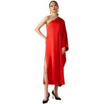 Casual Rode Polyester Karl Lagerfeld Chique jurken  in maat L Maxi in de Sale voor Dames 