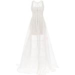 Casual Witte Tulen Jacquemus Pailletten jurken Vierkante hals  in maat XS Maxi met Sequins in de Sale voor Dames 