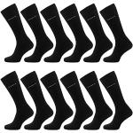 McGREGOR Heren Sokken 6-pack | Crew Sok/Half hoog/Kuit sok| Geschikt als dressed sok en als casual sok | 39-42 Zwart