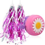 Roze Kunststof Fietsbellen met motief van Fiets voor Meisjes 