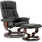 Moderne Zwarte Massief Houten Comfort stoelen 