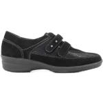 Zwarte Medicus Klittenband schoenen  in maat 38,5 met Hakhoogte tot 3cm met Klittenbandsluitingen voor Dames 