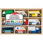 Multicolored Houten Melissa & Doug Vervoer Speelgoedauto's met motief van Bus voor Meisjes 