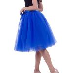 Saffierblauwe Tulen Petticoats  voor een Bruiloft  in Onesize voor Dames 