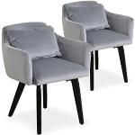 Zilveren Velours Opslagruimte Design fauteuils 