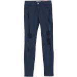 Flared Middernachtsblauwe Stretch MET Low waist jeans Tapered voor Dames 