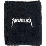 Metallica Logo - Wristband Zweetbandje zwart 80% katoen, 12% elastaan, 8% polyester Band merch, Bands