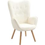 Scandinavische Witte Houten armleun Comfort stoelen Sustainable 