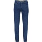 Marine-blauwe Stretch meyer Stretch jeans met motief van Dublin voor Heren 