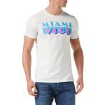 Miami Vice Heren OG Logo T-Shirt, Wit, Medium