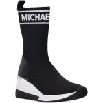 Zwarte Rubberen Michael Kors MICHAEL Wedge sneakers in de Sale voor Dames 