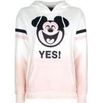 Mickey & Minnie Mouse Yes Trui met capuchon wit/roze Vrouwen - Officieel & gelicentieerd merch