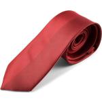 Rode Microfiber Effen stropdassen voor Heren 