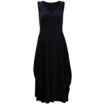 Casual Zwarte HIGH Mouwloze jurken V-hals  in maat XL Midi / Kuitlang voor Dames 