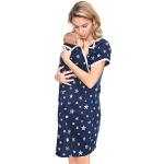 Donkerblauwe Zwangerschapspyjama's  in maat XXL voor Dames 